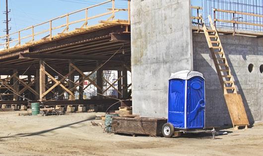 worry-free relief for work site workers with these reliable portable toilets